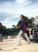 On Stage with Vagabond 2 (Beverly, MA, circa 1990)